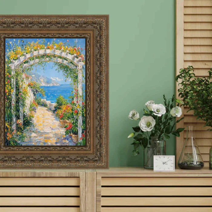 Wide Luxury Vintage Antique Gold Picture Frame 30x30 frame