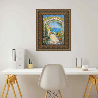 Wide Luxury Vintage Antique Gold Picture Frame 30x30 frame