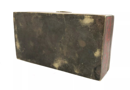 Women's Utility Old Brass Expensive Gold Jewelry/Gems Stone Storage Box. G7-1150
